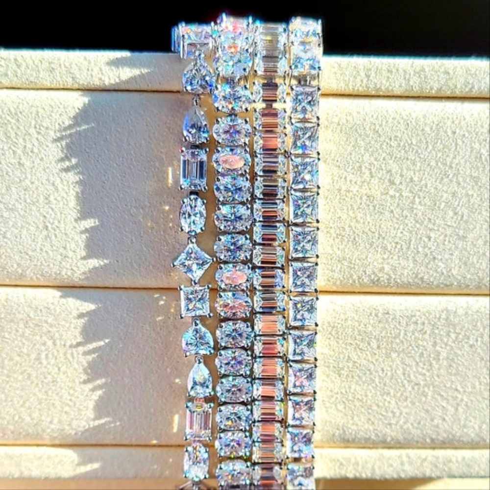 Moissanite bracelets
